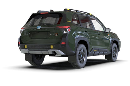 Rally Armor 2026 Subaru  Forester Wilderness Black UR Mud Flap w/Green Logo