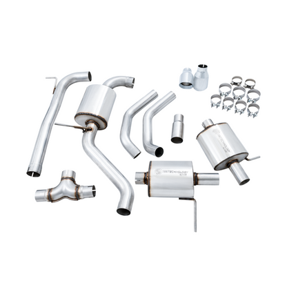 AWE Tuning 18-21 Volkswagen Jetta GLI Mk7 Touring Exhaust - Chrome Silver Tips (Fits High-Flow DP)