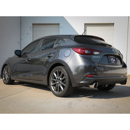 aFe Takeda 2-1/2in 304 SS Cat-Back Exhaust w/ Polished Tips 14-18 Mazda 3 L4 2.0L/2.5L