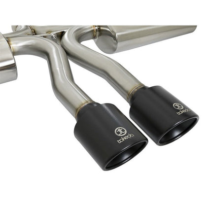aFe Takeda 3in 304 SS Cat-Back Exhaust System w/ Black Tips 2017+ Honda Civic Si (4dr) I4 1.5L (t)