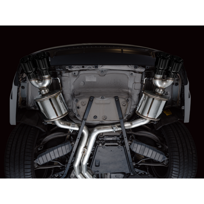 AWE Tuning 19-23 Audi C8 S6/S7 2.9T V6 AWD Touring Edition Exhaust - Diamond Black Tips