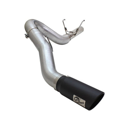 aFe MACHForce XP Exhaust Large Bore 5in DPF-Back Alu. 13-15 Dodge Trucks L6-6.7L (td) *Black Tip