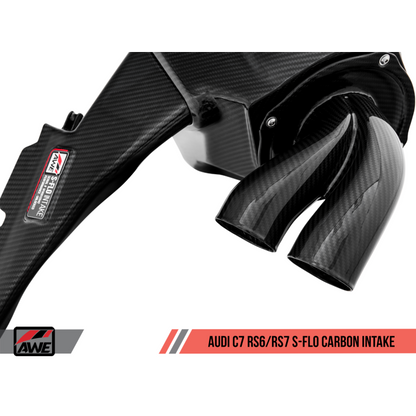 AWE Tuning Audi C7 RS6 / RS7 4.0T S-FLO Carbon Intake V2