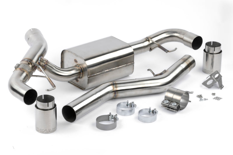 Dinan 19-26 BMW 330i (G20)/21-26 BMW 430i (G22) Valved Axleback Exhaust System - Polished Tips