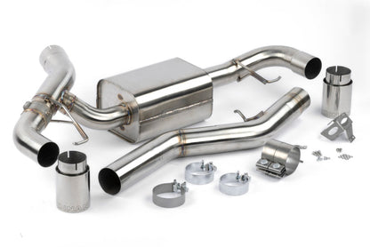 Dinan 19-26 BMW 330i (G20)/21-26 BMW 430i (G22) Valved Axleback Exhaust System - Polished Tips