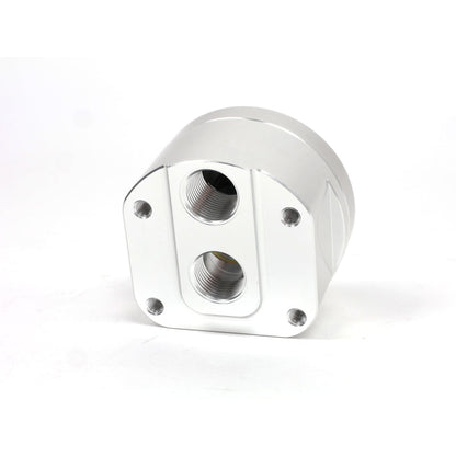 BLOX Racing Remote Oil Filter Relocation Kit - Polished