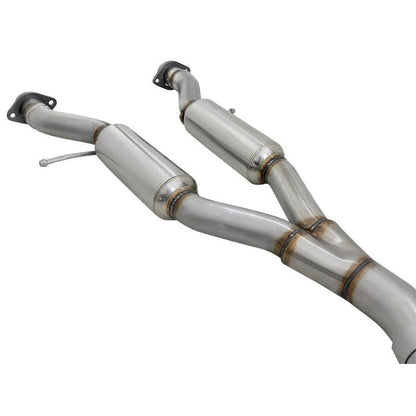 aFe Large Bore HD 3in 304 SS Cat-Back Exhaust w/ Black Tips 14-19 Jeep Grand Cherokee (WK2) V6-3.6L