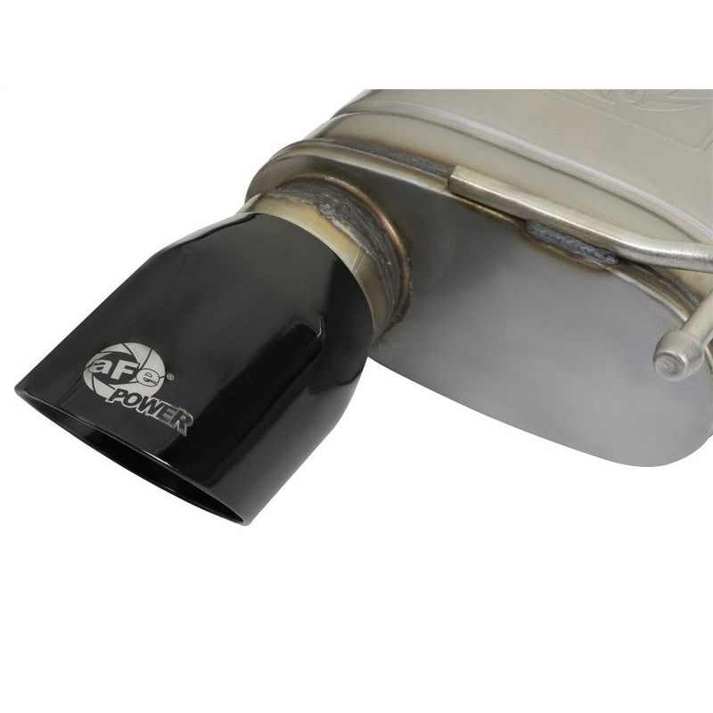 aFe MACHForce XP 2.5in 409 Stainless Axle Back Exhaust w/ Black Tips 15-17 Ford Mustang I4-2.3L (t)