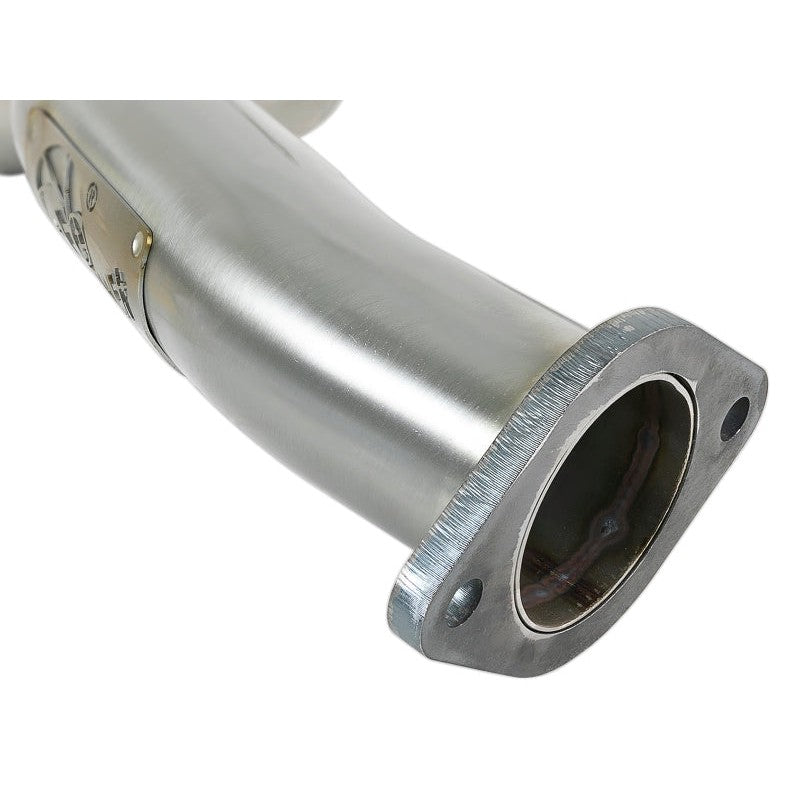 aFe POWER Takeda 2.5in 304 SS Axle-Back Exhaust w/ Blue Flame Tips 17-19 Infiniti Q60 V6-3.0L (tt)