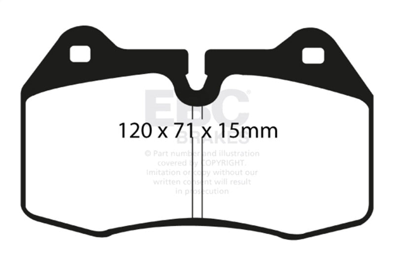 EBC 03 - 04 Infiniti G35 3.5 (Manual) (Brembo) Yellowstuff Front Brake Pads Brake Pads - Performance