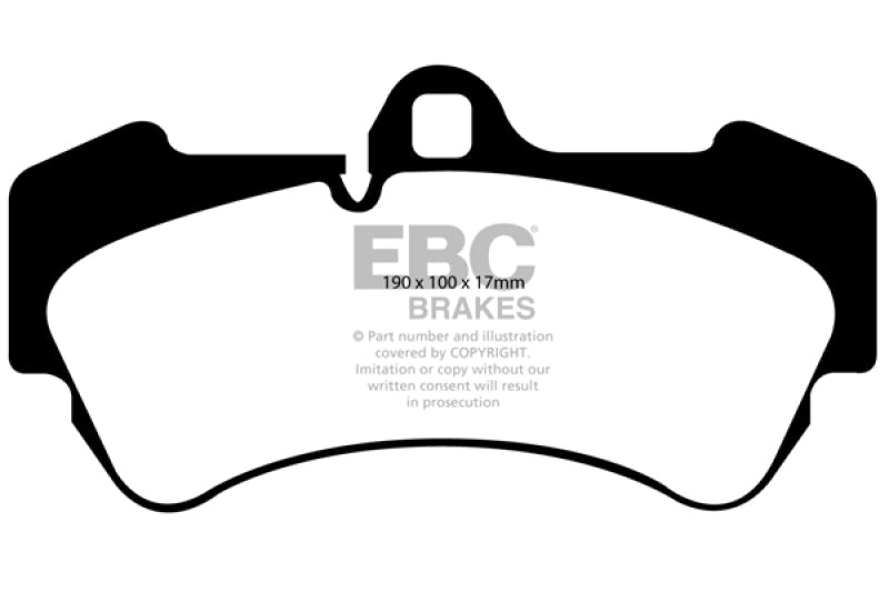 EBC 04 - 07 Porsche Cayenne 3.2 Redstuff Front Brake Pads Brake Pads - Performance