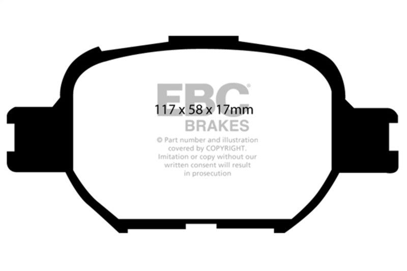 EBC 04 - 10 Scion TC 2.4 Greenstuff Front Brake Pads Brake Pads - Performance