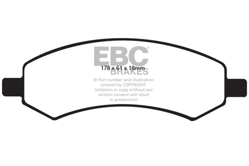 EBC 06 - 09 Chrysler Aspen 4.7 Yellowstuff Front Brake Pads Brake Pads - Performance
