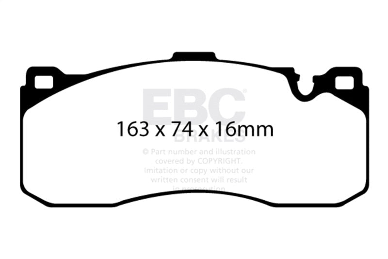 EBC 08 - 10 BMW 135 3.0 Twin Turbo Redstuff Front Brake Pads Brake Pads - Performance