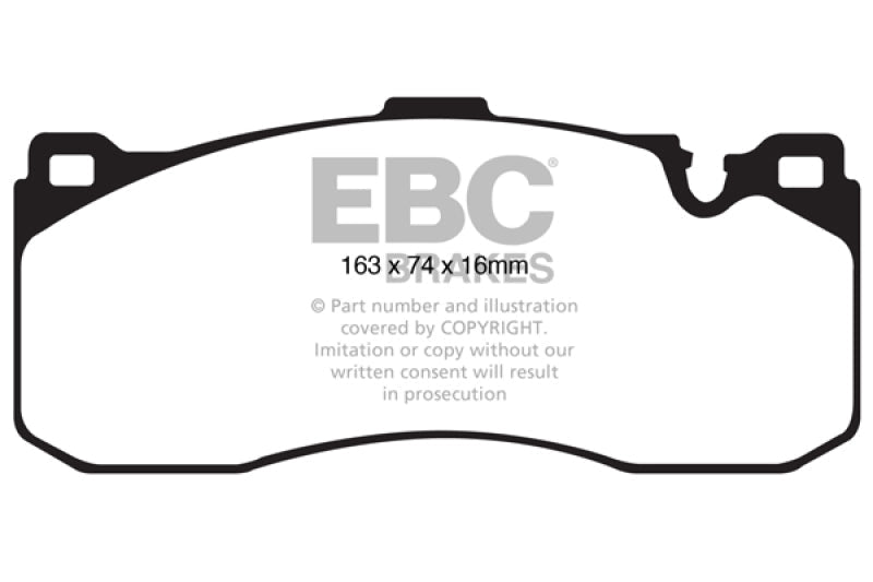 EBC 08 - 10 BMW 135 3.0 Twin Turbo Redstuff Front Brake Pads Brake Pads - Performance