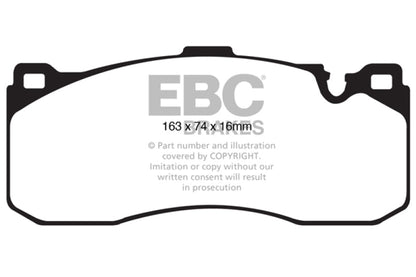 EBC 08 - 10 BMW 135 3.0 Twin Turbo Redstuff Front Brake Pads Brake Pads - Performance