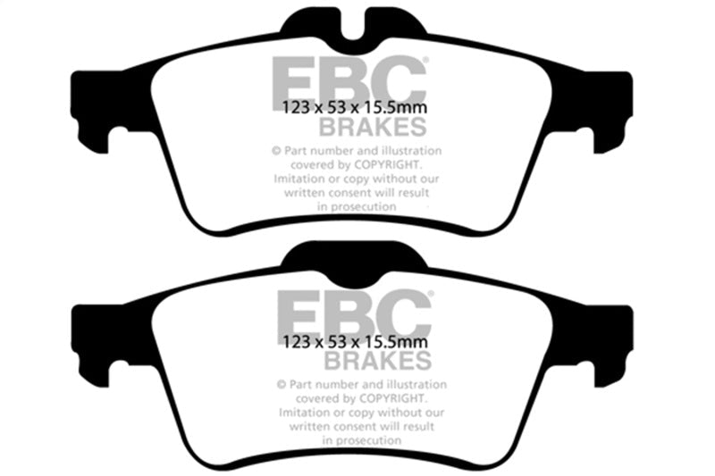 EBC 08 - 10 Chevrolet Cobalt 2.0 Turbo (SS) Redstuff Rear Brake Pads Brake Pads - Performance