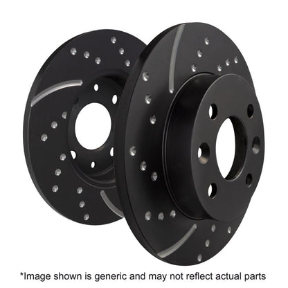 EBC 09 - 14 Mini Hardtop 1.6 Turbo J.C Works GD Sport Rear Rotors Brake Rotors - Slot & Drilled