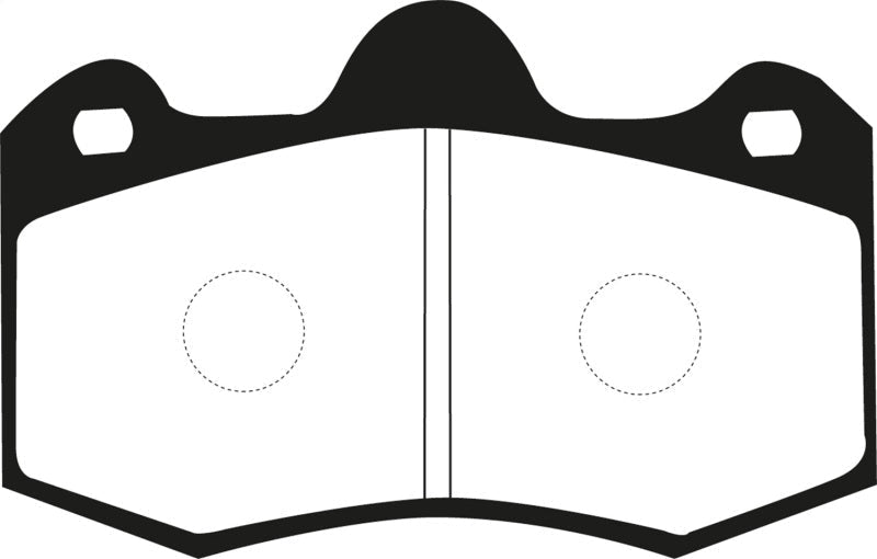 EBC 10+ Lotus Evora 3.5 Redstuff Front Brake Pads Brake Pads - Performance