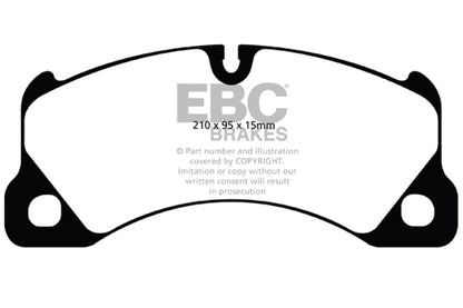 EBC 10+ Volkswagen Touareg 3.0 Supercharged Hybrid Redstuff Front Brake Pads Brake Pads - Performance
