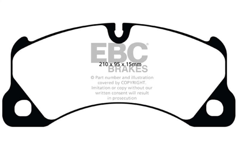 EBC 10+ Volkswagen Touareg 3.0 Supercharged Hybrid Redstuff Front Brake Pads Brake Pads - Performance