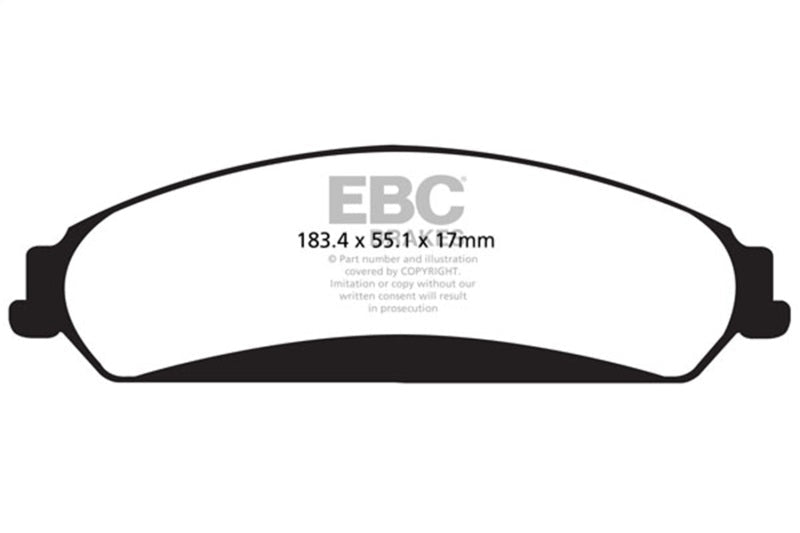 EBC 11+ Chrysler 300C 5.7 Redstuff Front Brake Pads Brake Pads - Performance