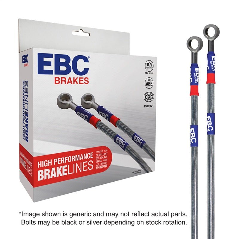 EBC 12 - 18 Audi A6 2.0T Stainless Steel Brake Line Kit Brake Line Kits