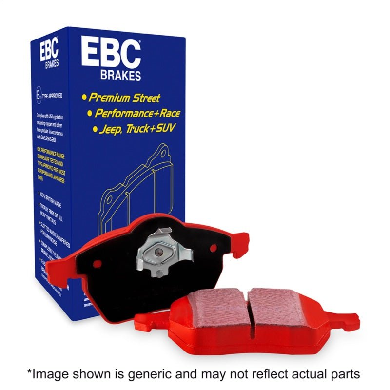 EBC 12+ Mercedes - Benz C250 Coupe 1.8 Turbo Sport Edition Redstuff Front Brake Pads Brake Pads - Performance