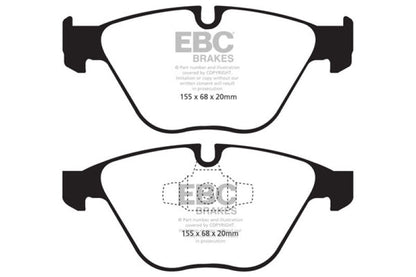EBC 13+ BMW X1 2.0 Turbo (28i) Yellowstuff Front Brake Pads Brake Pads - Performance