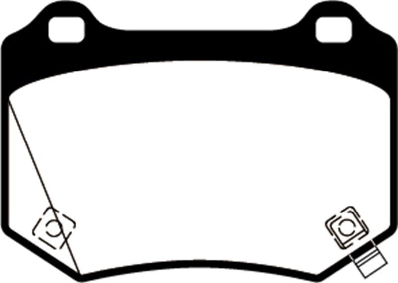 EBC 18+ Subaru WRX STI Redstuff Rear Brake Pads Brake Pads - Performance