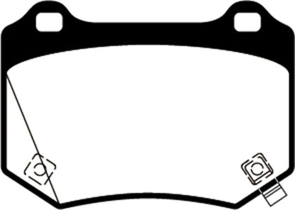 EBC 18+ Subaru WRX STI Redstuff Rear Brake Pads Brake Pads - Performance