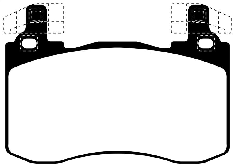 EBC 2017+ Kia Stinger 3.3L Twin Turbo Redstuff Front Brake Pads Brake Pads - Performance
