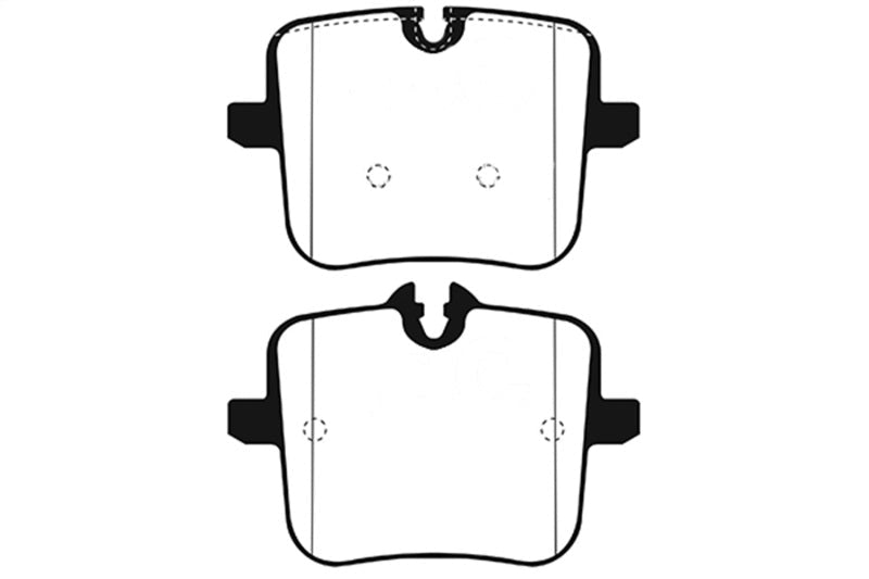 EBC 2018+ BMW M5 4.4TT (F90) Redstuff Rear Brake Pads Brake Pads - Performance