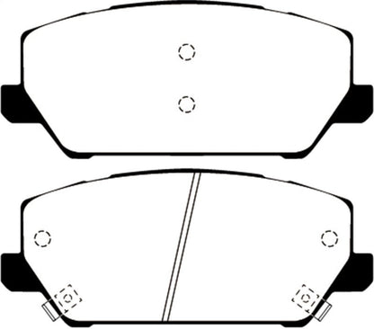 EBC 2019+ Hyundai Veloster N (2nd Gen) 2.0L Turbo Redstuff Front Brake Pads Brake Pads - Performance