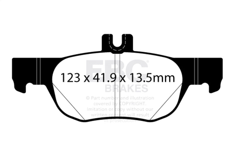 EBC 2019+ Mazda 3 (BP) 2.5L Redstuff Rear Brake Pads Brake Pads - Performance
