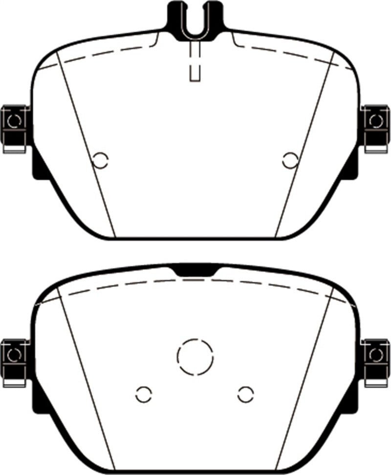 EBC 2019+ Mercedes - Benz CLS53 AMG (C257) 3.0L Turbo Redstuff Rear Brake Pads Brake Pads - Performance
