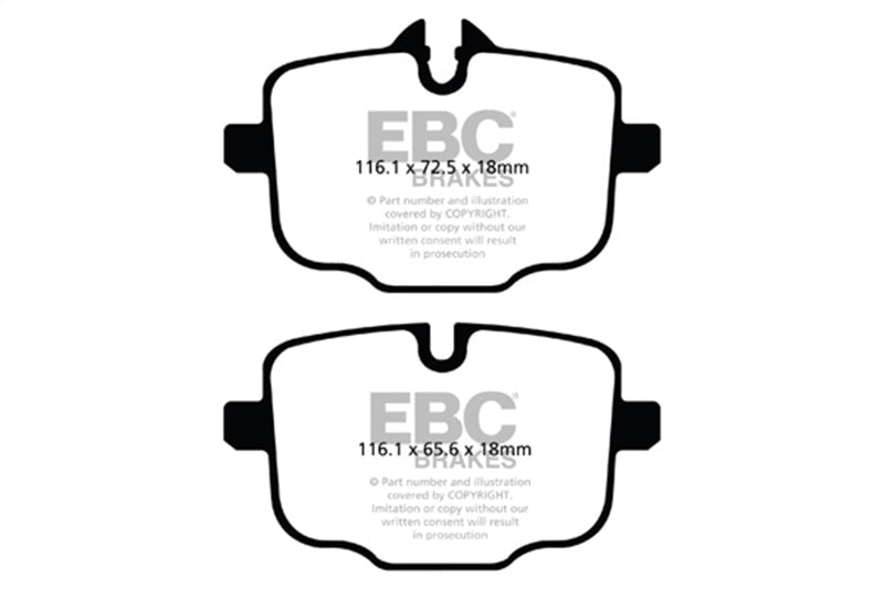 EBC 2021+ BMW M3/M4 3.0TT (G80/G82/G83 w/Cast Iron Rotors) Redstuff Rear Brake Pads Brake Pads - Performance