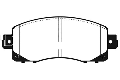 EBC 2022+ Subaru WRX 2.4T / 18 - 23 Subaru Crosstrek Redstuff Front Brake Pads Brake Pads - Performance