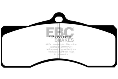 EBC 68 - 69 Chevrolet Camaro (1st Gen) 4.9 Redstuff Front Brake Pads Brake Pads - Performance
