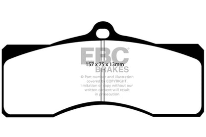 EBC 68 - 69 Chevrolet Camaro (1st Gen) 4.9 Redstuff Front Brake Pads Brake Pads - Performance