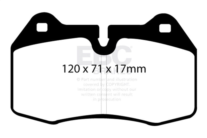 EBC 94 - 99 BMW M5 3.8 (E34) Redstuff Front Brake Pads Brake Pads - Performance