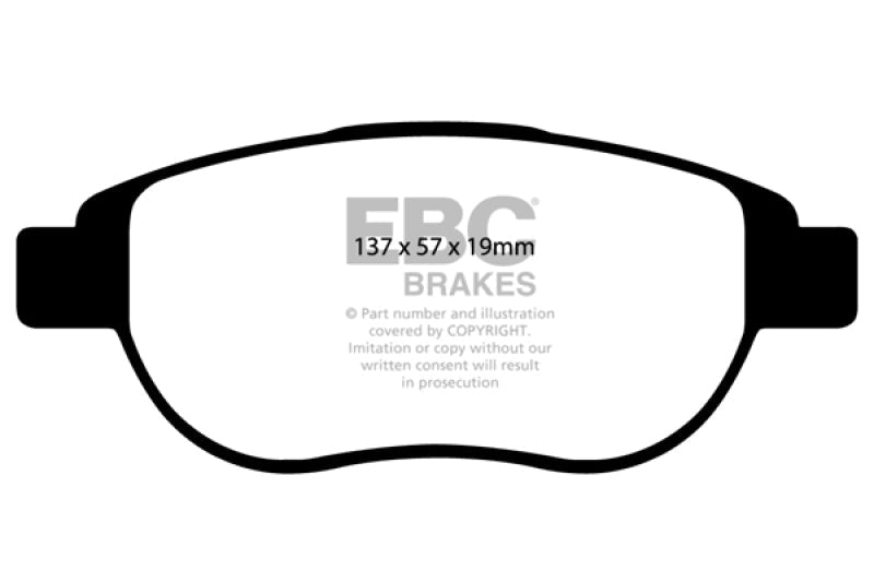 EBC Brakes Yellowstuff Performance Brake Pads Brake Pads - Performance