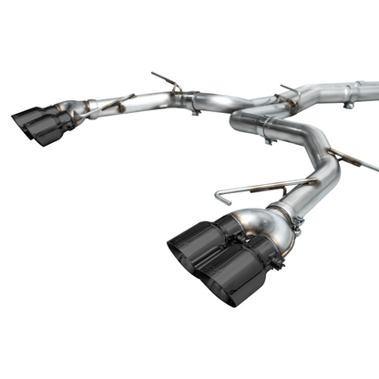 AWE Tuning 19-23 Audi C8 S6/S7 2.9T V6 AWD Track Edition Exhaust - Diamond Black Tips