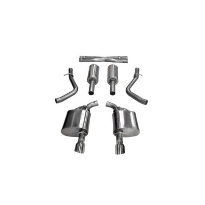 Corsa 17-18 Dodge Charger 5.7L V8 Xtreme Cat-Back Dual Rear Exit w/4.5in Polished Tips