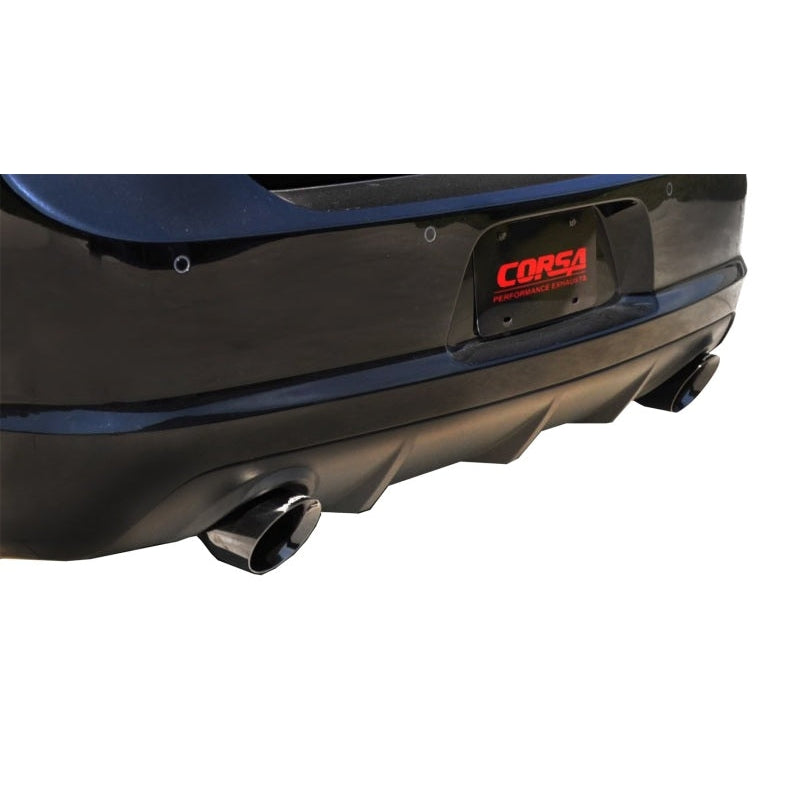 Corsa 12-13 Dodge Charger SRT-8 6.4L V8 Black Xtreme Cat-Back Exhaust