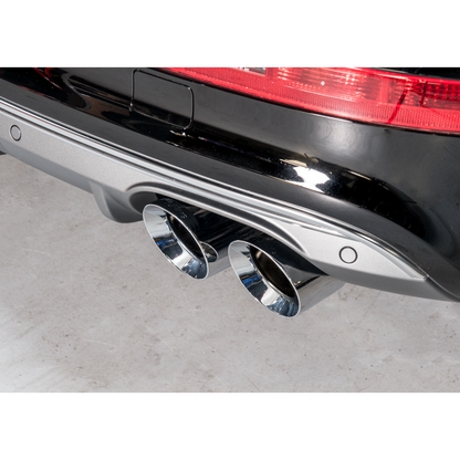 AWE Tuning Audi 8R SQ5 Touring Edition Exhaust - Quad Outlet Chrome Silver Tips