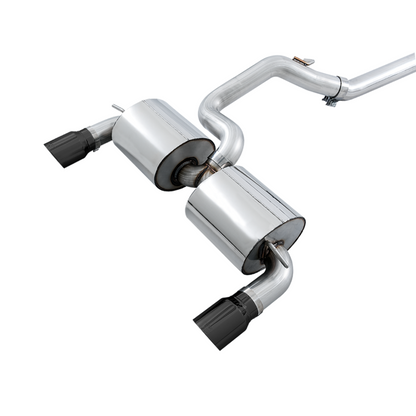 AWE Tuning Ford Focus RS Touring Edition Cat-back Exhaust - Resonated - Diamond Black Tips