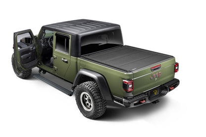 RealTruck 20-24 Jeep Gladiator CC 4dr VoltStep Electric Running Board Kit (Cut/Drill Req.) - Tex Blk