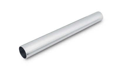 Vibrant 2.75in O.D. Universal Aluminum Tubing (18in long Straight Pipe) - Polished