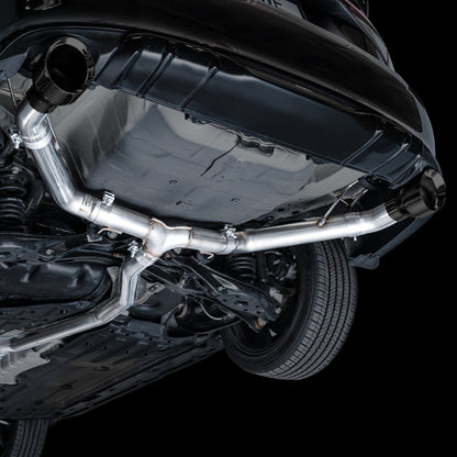 AWE Tuning 2022+ Honda Civic Si FE1 FWD Track Edition Catback Exhaust - Dual Diamond Black Tips